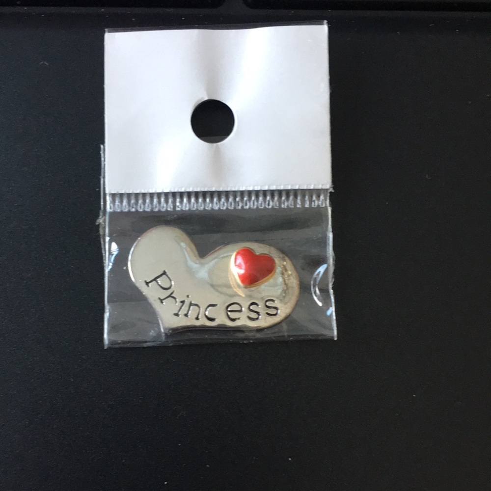 Princess Keepsake Heart pocket charm